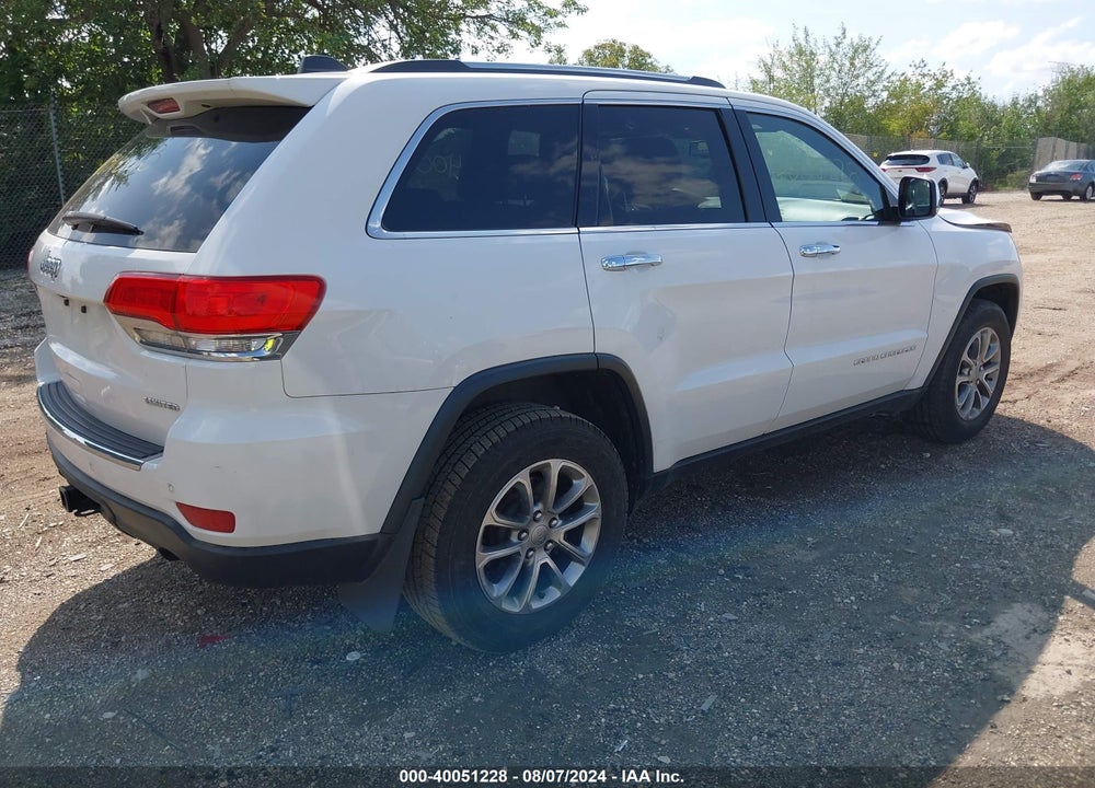 2015 JEEP GRAND CHEROKEE LIMITED VIN: 1C4RJFBG0FC881906
