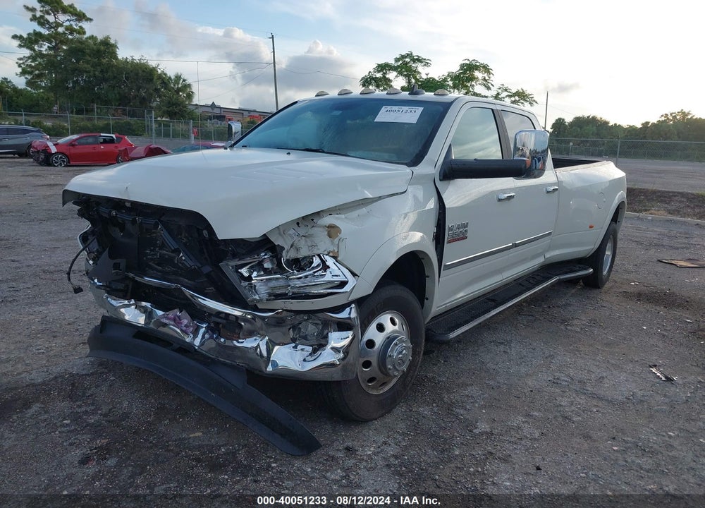 2018 RAM 3500 LAIE  4X4 8' BOX VIN: 3C63RRJL8JG200984