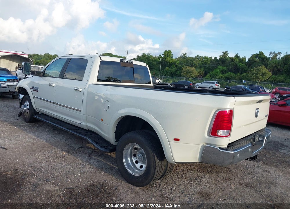 2018 RAM 3500 LAIE  4X4 8' BOX VIN: 3C63RRJL8JG200984