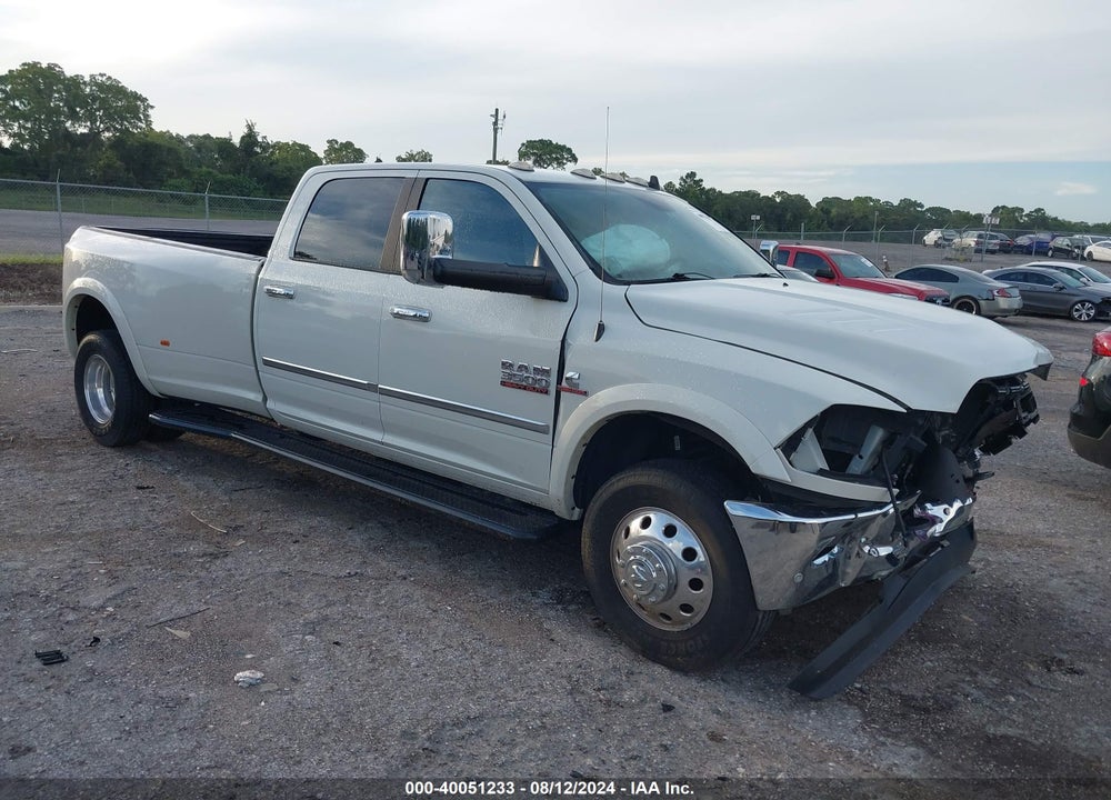 2018 RAM 3500 LAIE  4X4 8' BOX VIN: 3C63RRJL8JG200984