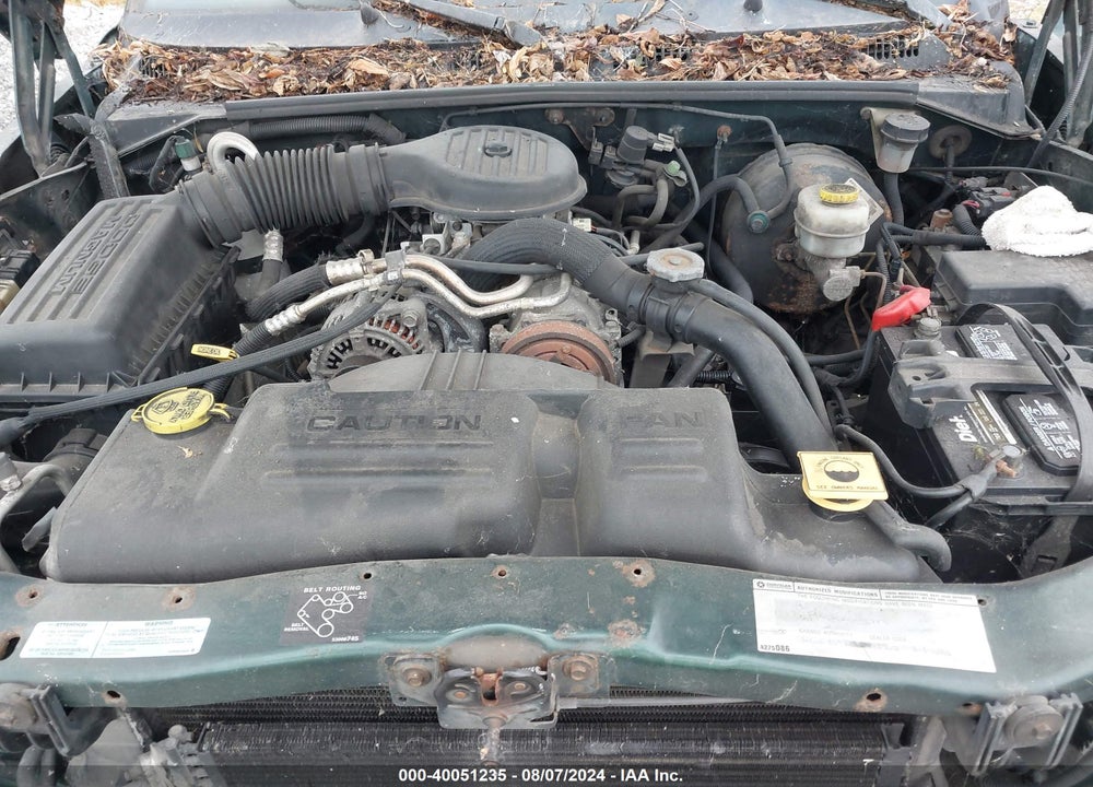 2000 DODGE DAKOTA SLT/SPORT VIN: 1B7GL22X0YS549547