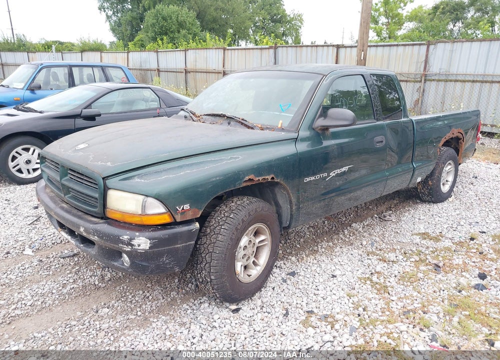 2000 DODGE DAKOTA SLT/SPORT VIN: 1B7GL22X0YS549547
