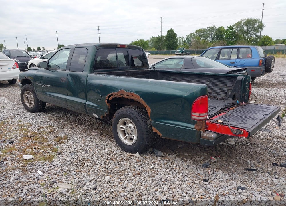 2000 DODGE DAKOTA SLT/SPORT VIN: 1B7GL22X0YS549547