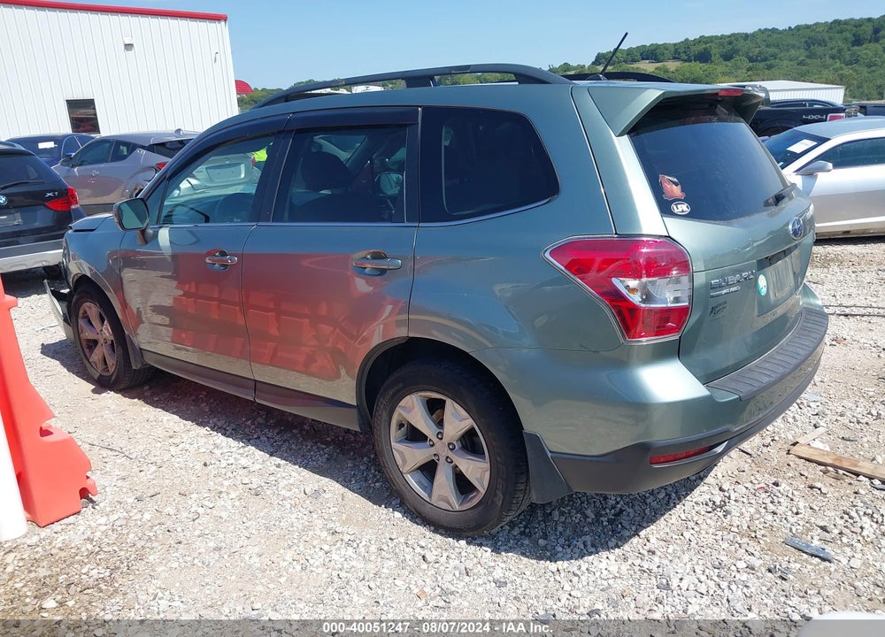 2015 SUBARU FORESTER VIN: JF2SJAHC8FH514345