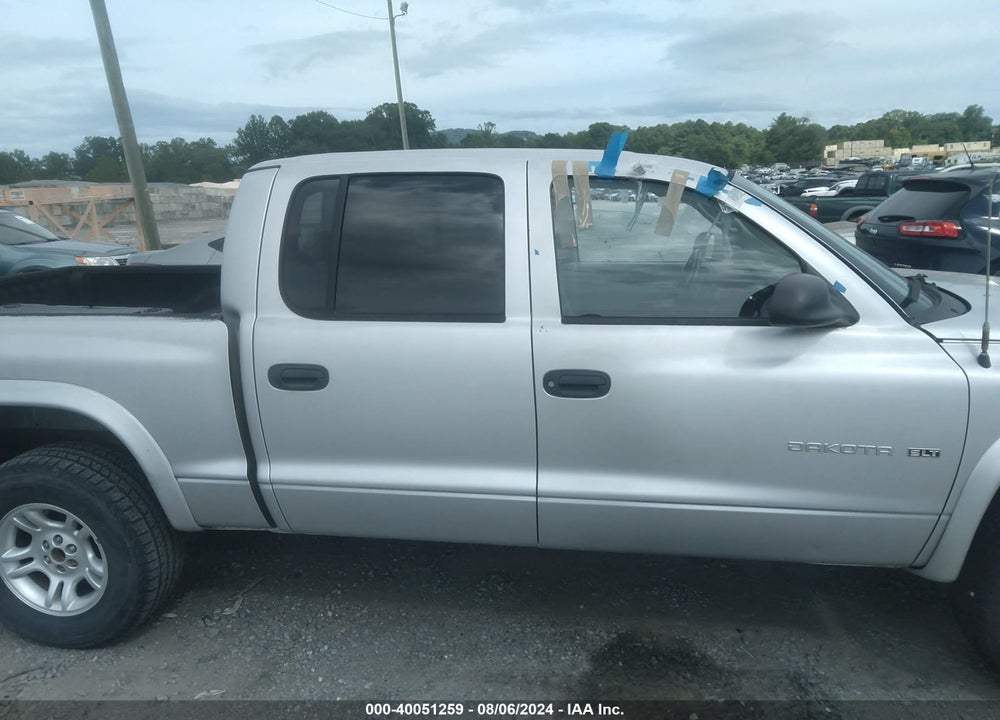 2002 DODGE DAKOTA SLT VIN: 1B7HG48N42S533658