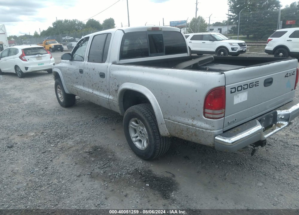 2002 DODGE DAKOTA SLT VIN: 1B7HG48N42S533658