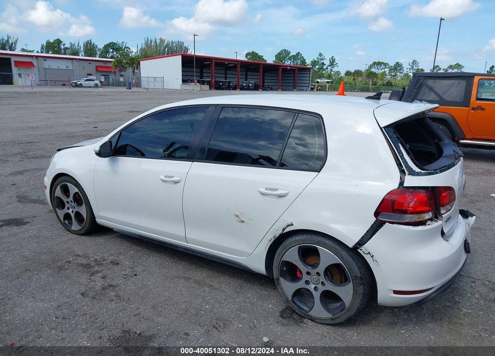 2013 VOLKSWAGEN GTI 4-DOOR VIN: WVWHD7AJ1DW008473