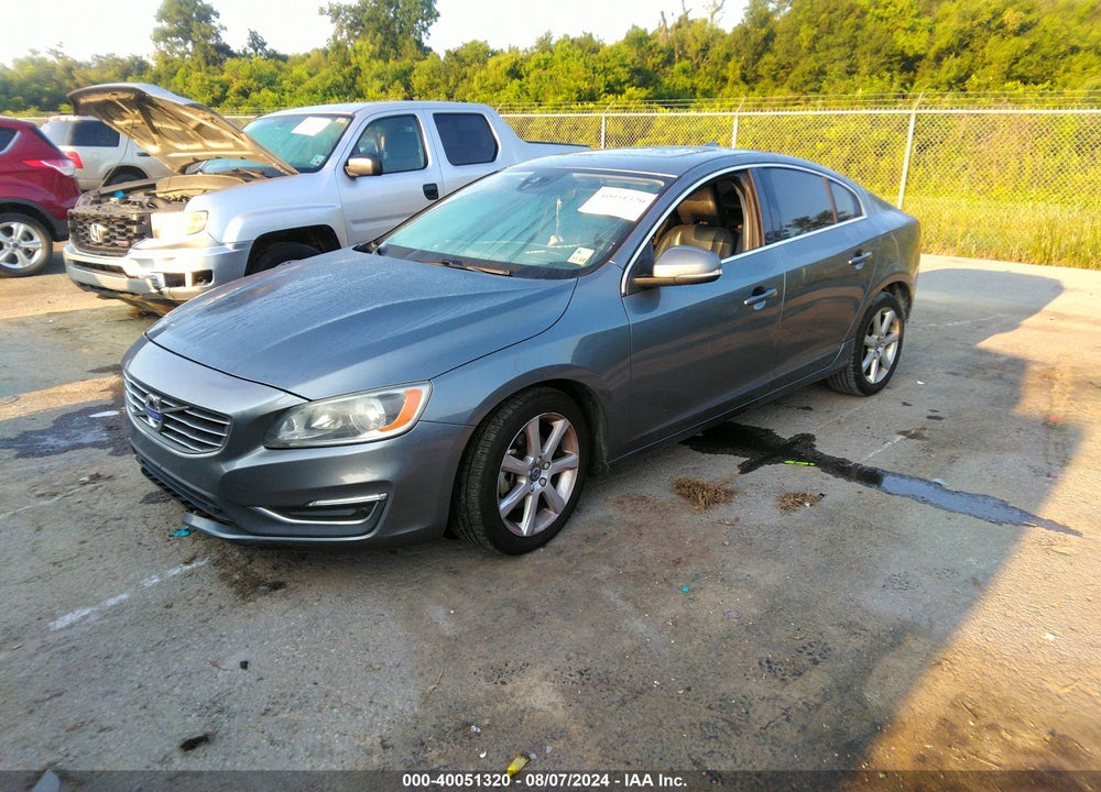2016 VOLVO S60 T5 DRIVE-E PREMIER VIN: YV126MFK0G2394244