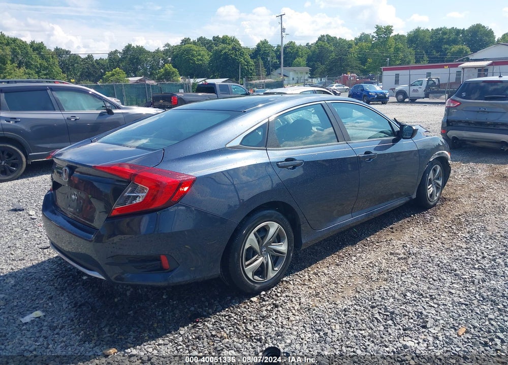 2019 HONDA CIVIC LX VIN: 19XFC2F63KE025185