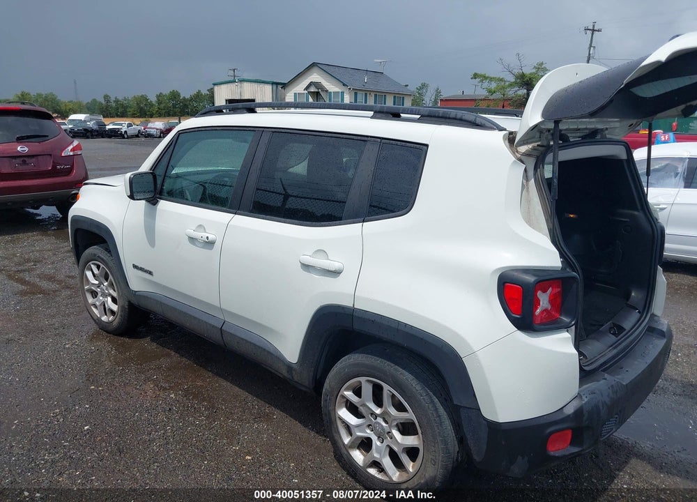 2016 JEEP RENEGADE LATITUDE VIN: ZACCJBBT0GPE01906