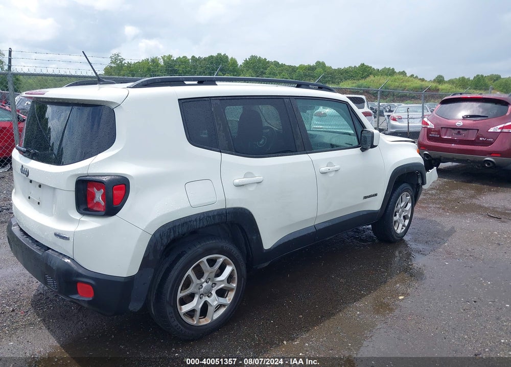 2016 JEEP RENEGADE LATITUDE VIN: ZACCJBBT0GPE01906
