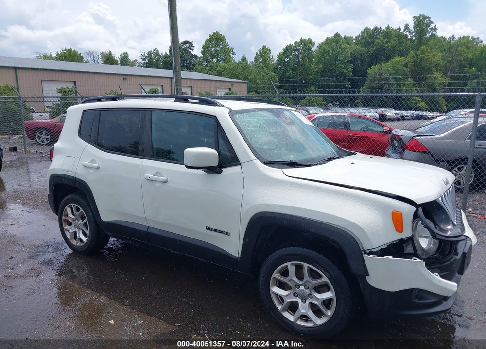 2016 JEEP RENEGADE LATITUDE VIN: ZACCJBBT0GPE01906