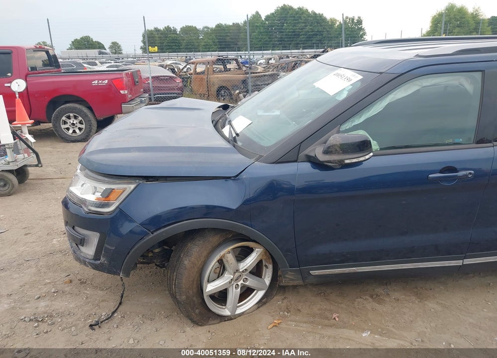 2017 FORD EXPLORER XLT VIN: 1FM5K8D88HGD08000