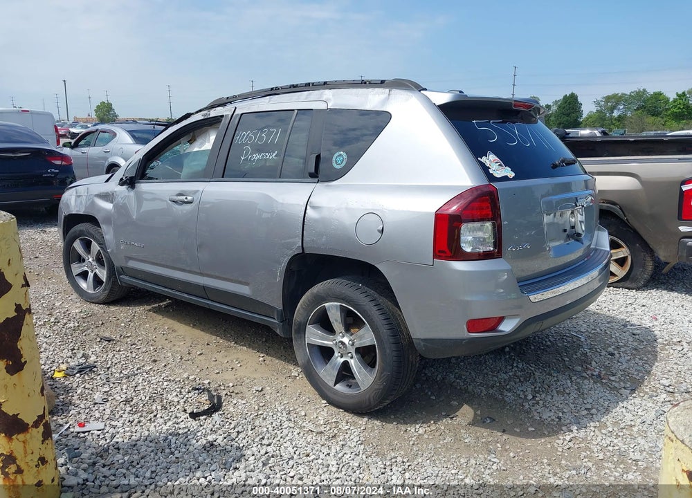 2016 JEEP COMPASS HIGH ALTITUDE EDITION VIN: 1C4NJDEB5GD558711
