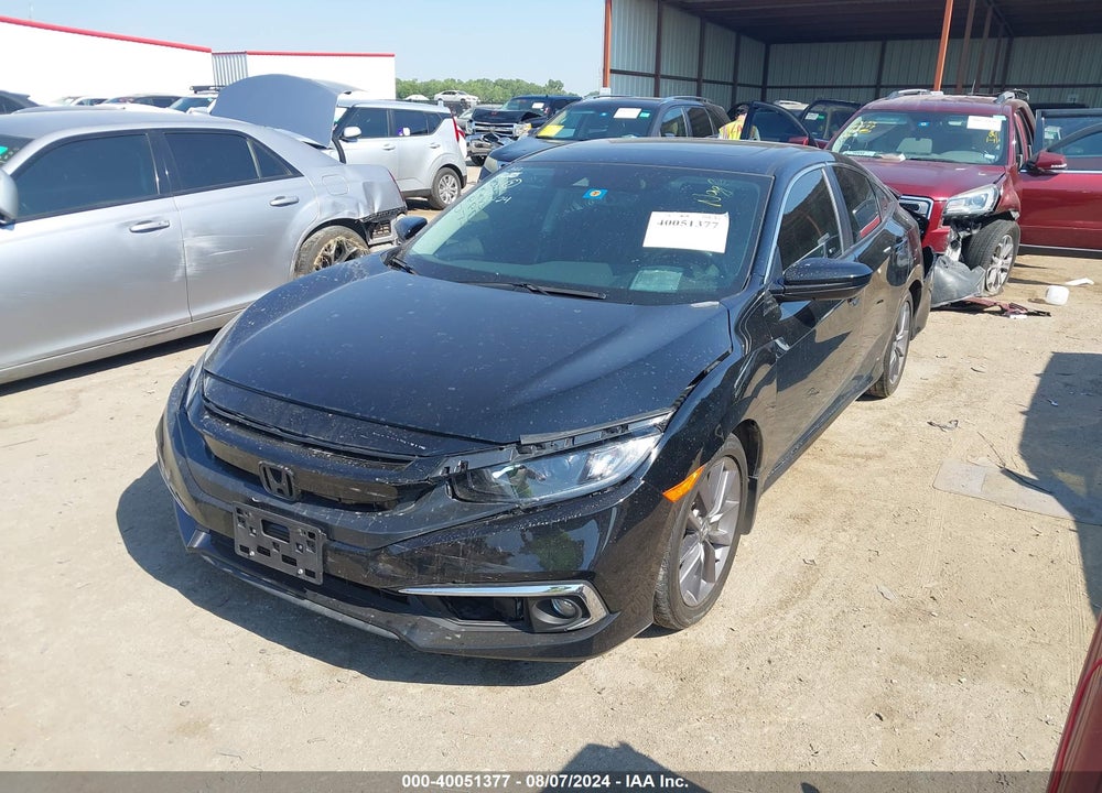 2020 HONDA CIVIC EX-L VIN: 19XFC1F7XLE008078