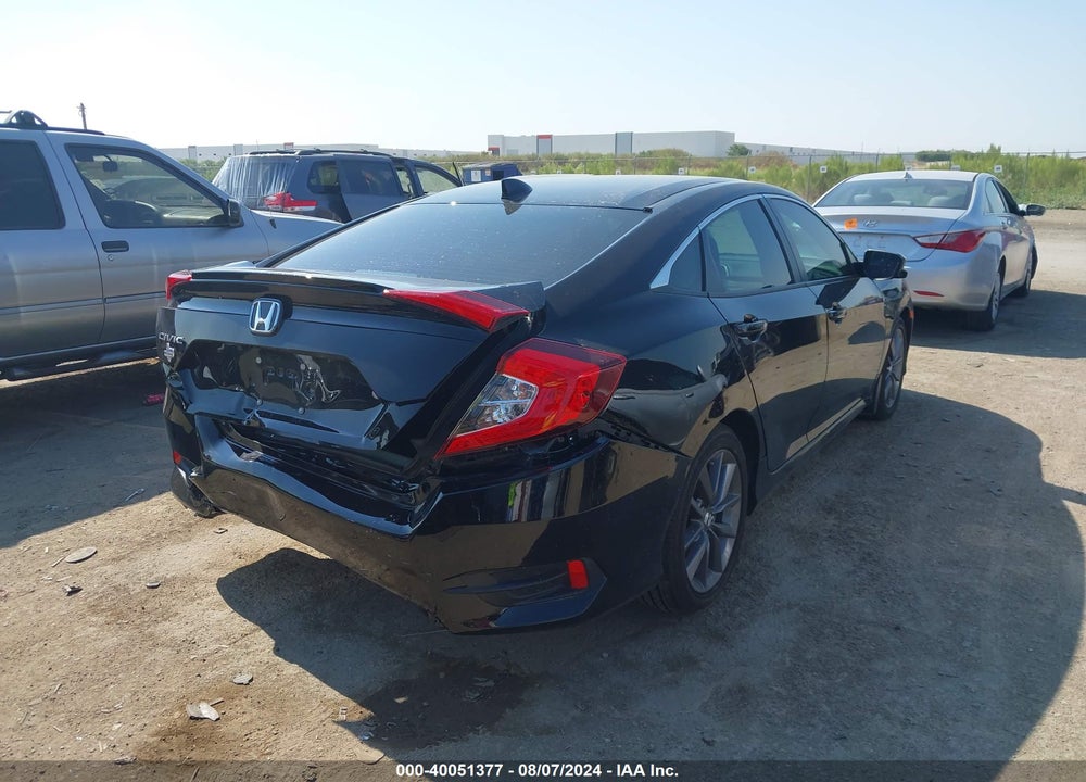 2020 HONDA CIVIC EX-L VIN: 19XFC1F7XLE008078