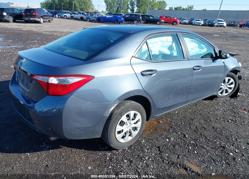 2014 TOYOTA COROLLA L VIN: 2T1BURHE7EC078628