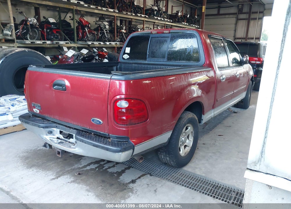 2001 FORD F-150 HARLEY-DAVIDSON EDITION/KING RANCH EDITION/LARIAT/XLT VIN: 1FTRW07671KC26624
