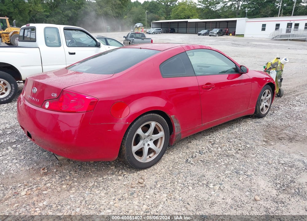 2003 INFINITI G35 BASE W/LEATHER VIN: JNKCV54E23M221421