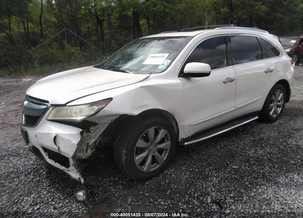 2015 ACURA MDX ADVANCE PKG W/ENTERTAINMENT PKG VIN: 5FRYD4H84FB016980