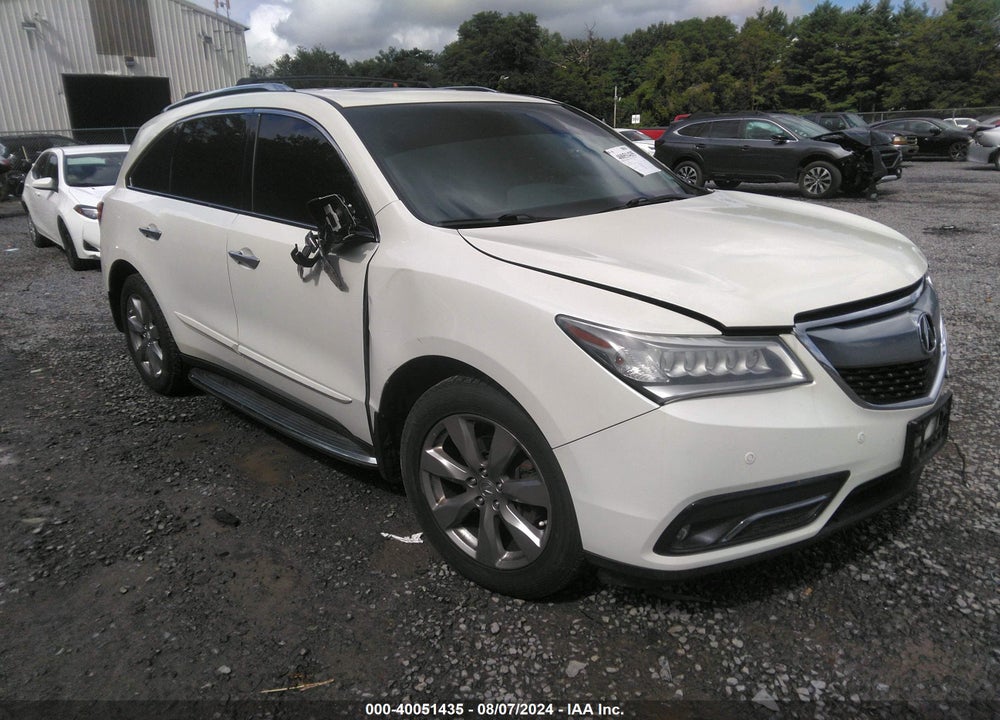 2015 ACURA MDX ADVANCE PKG W/ENTERTAINMENT PKG VIN: 5FRYD4H84FB016980