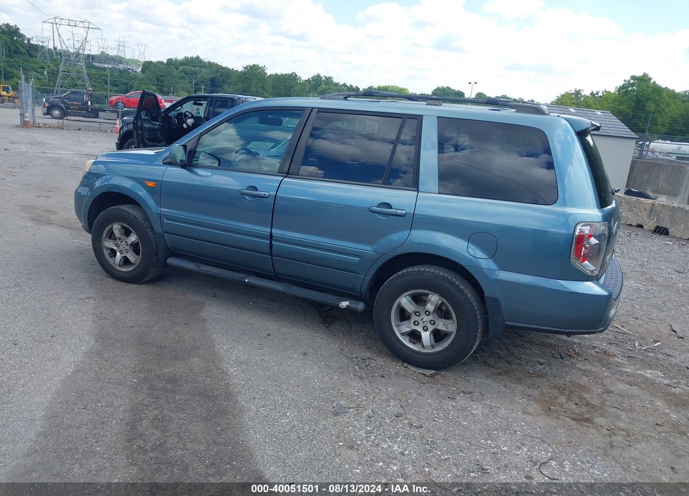 2008 HONDA PILOT EX-L VIN: 5FNYF18518B025896