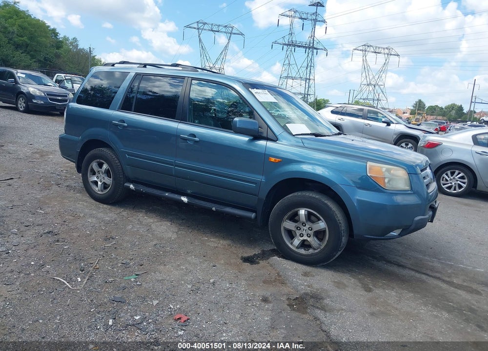 2008 HONDA PILOT EX-L VIN: 5FNYF18518B025896
