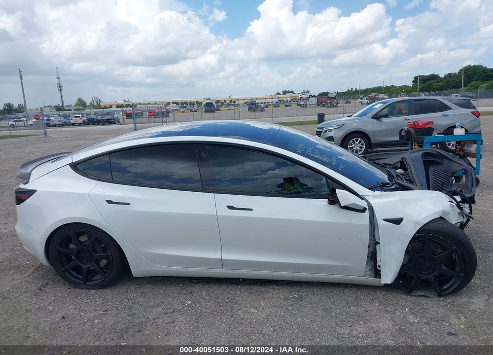 2021 TESLA MODEL 3 LONG RANGE DUAL MOTOR ALL-WHEEL DRIVE VIN: 5YJ3E1EB8MF872819