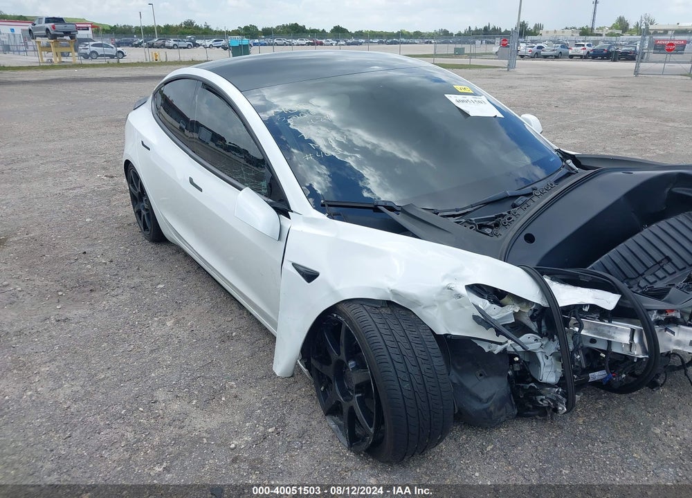 2021 TESLA MODEL 3 LONG RANGE DUAL MOTOR ALL-WHEEL DRIVE VIN: 5YJ3E1EB8MF872819
