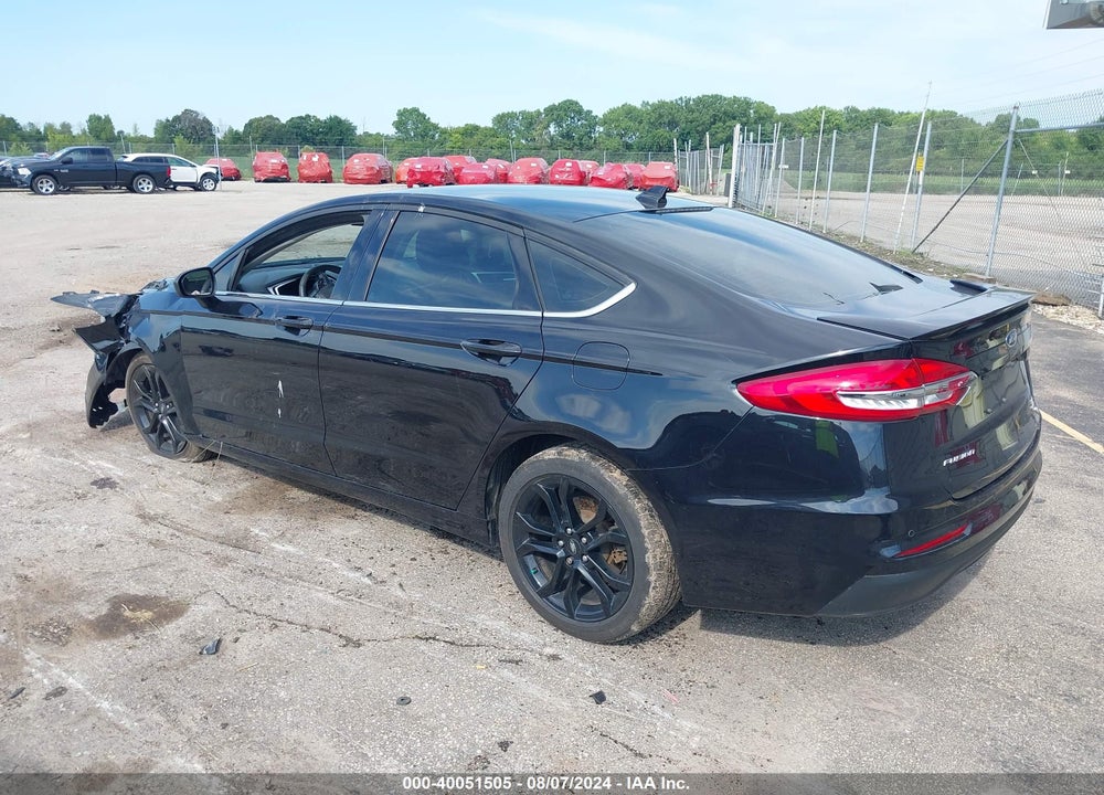 2019 FORD FUSION SE VIN: 3FA6P0HD2KR214509