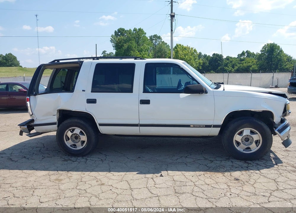 1996 CHEVROLET TAHOE K1500 VIN: 1GNEK13R9TJ406994
