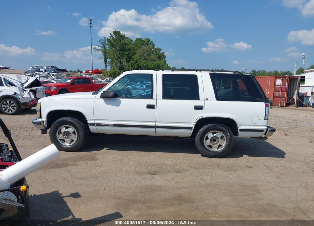 1996 CHEVROLET TAHOE K1500 VIN: 1GNEK13R9TJ406994