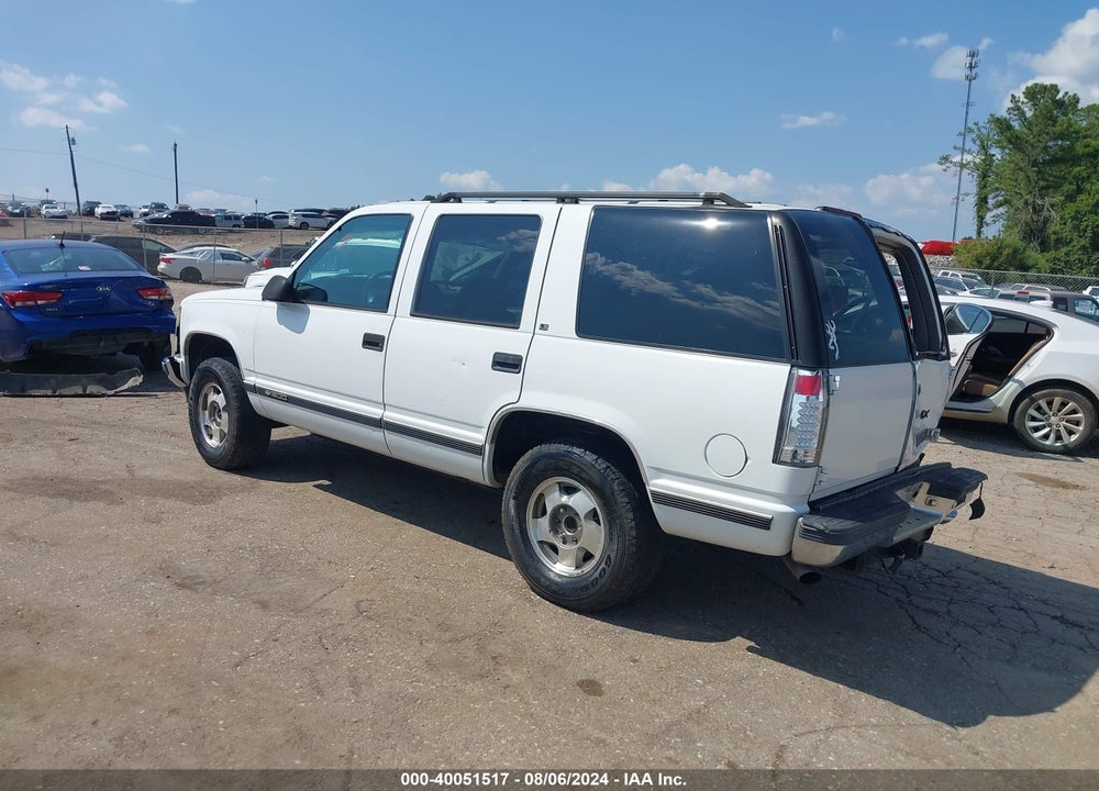 1996 CHEVROLET TAHOE K1500 VIN: 1GNEK13R9TJ406994