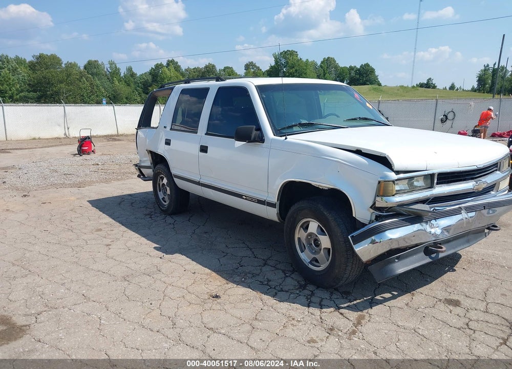 1996 CHEVROLET TAHOE K1500 VIN: 1GNEK13R9TJ406994