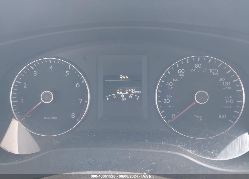 2014 VOLKSWAGEN JETTA 1.8T SE VIN: 3VWB17AJ9EM416880