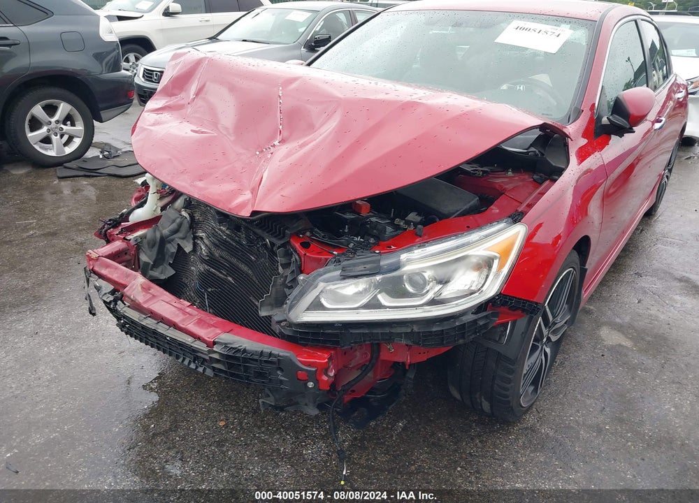 2017 HONDA ACCORD SPORT SE VIN: 1HGCR2F19HA115427