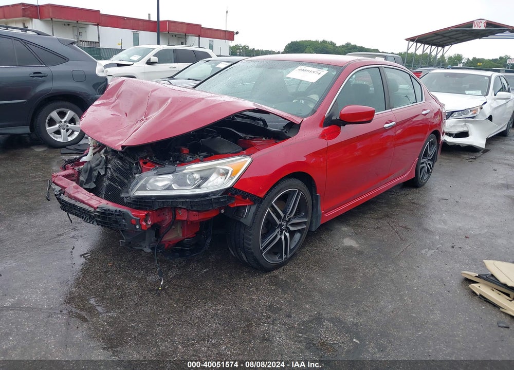 2017 HONDA ACCORD SPORT SE VIN: 1HGCR2F19HA115427