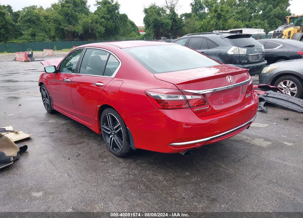 2017 HONDA ACCORD SPORT SE VIN: 1HGCR2F19HA115427