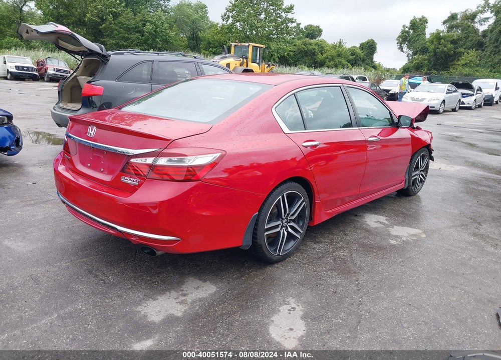 2017 HONDA ACCORD SPORT SE VIN: 1HGCR2F19HA115427