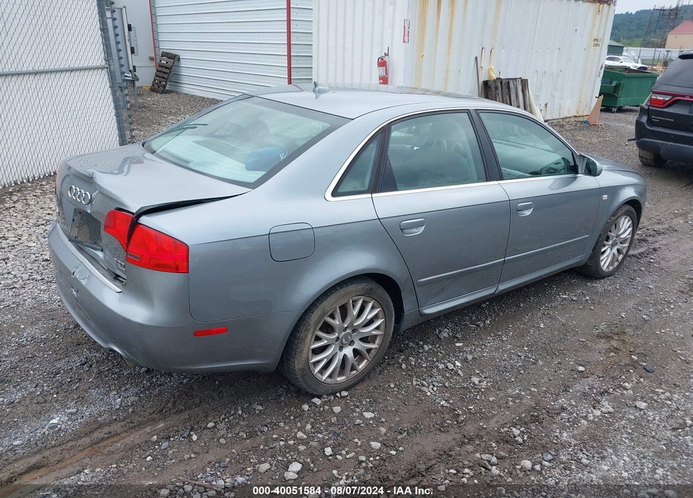 2008 AUDI A4 2.0T/2.0T SPECIAL EDITION VIN: WAUDF78E48A149765