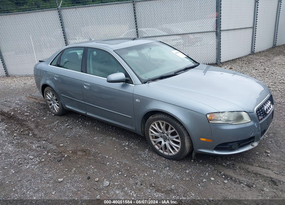 2008 AUDI A4 2.0T/2.0T SPECIAL EDITION VIN: WAUDF78E48A149765