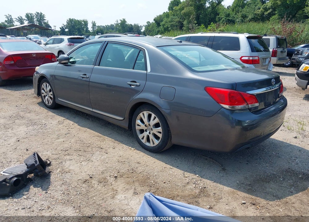 2011 TOYOTA AVALON VIN: 4T1BK3DB5BU388303