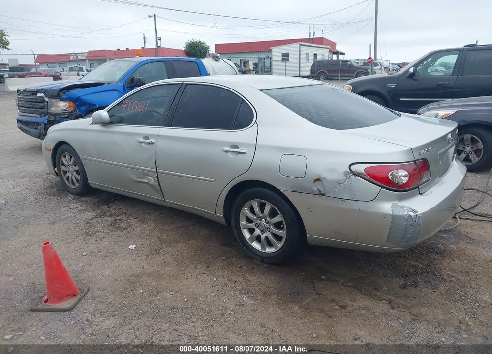 2003 LEXUS ES 300 VIN: JTHBF30G236019087