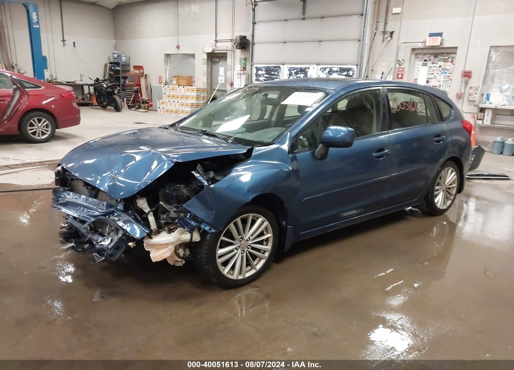 2013 SUBARU IMPREZA 2.0I PREMIUM VIN: JF1GPAD67DH823634