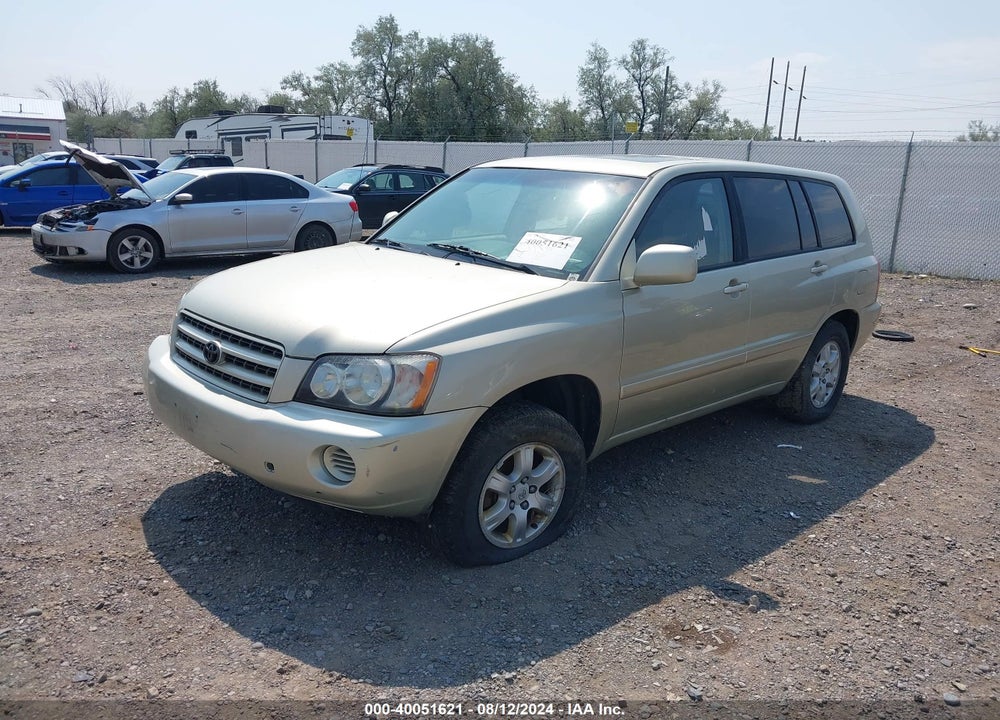 2003 TOYOTA HIGHLANDER V6 VIN: JTEHF21A530128058