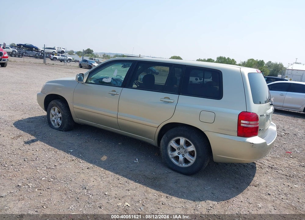 2003 TOYOTA HIGHLANDER V6 VIN: JTEHF21A530128058