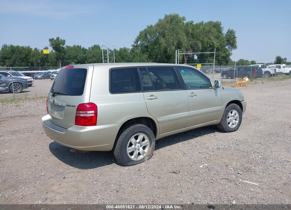 2003 TOYOTA HIGHLANDER V6 VIN: JTEHF21A530128058