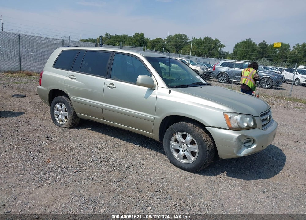 2003 TOYOTA HIGHLANDER V6 VIN: JTEHF21A530128058