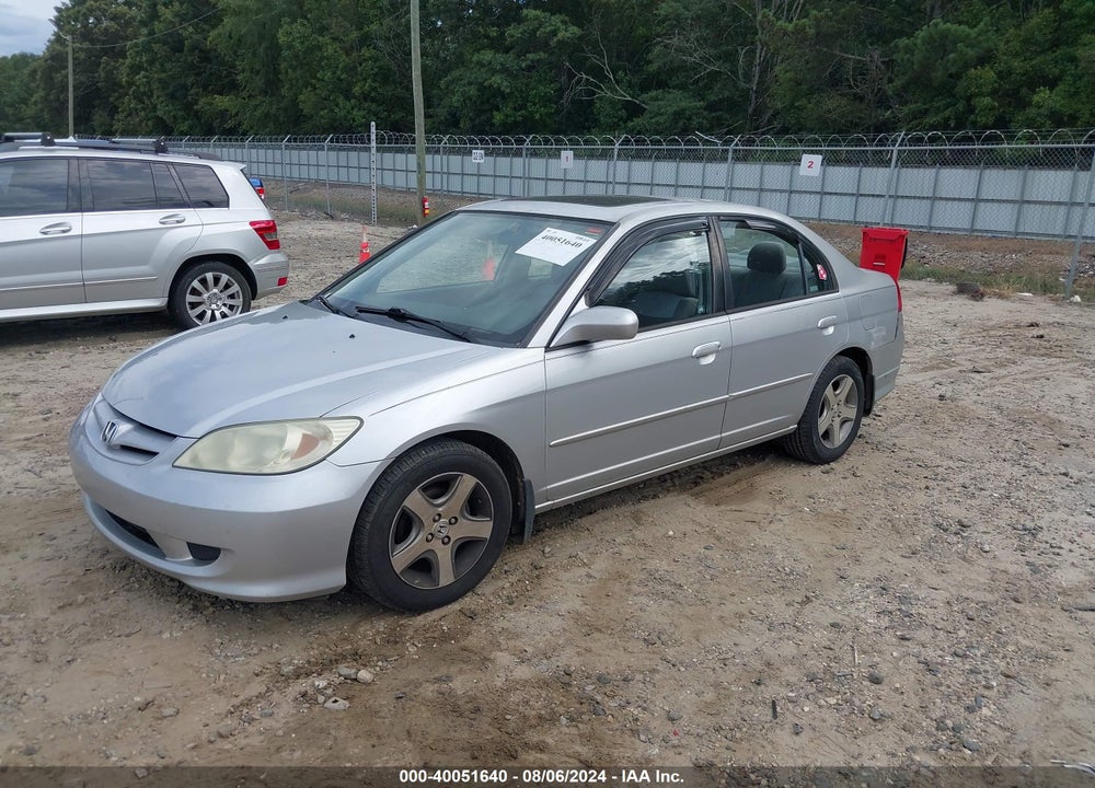 2004 HONDA CIVIC EX VIN: JHMES26764S001677