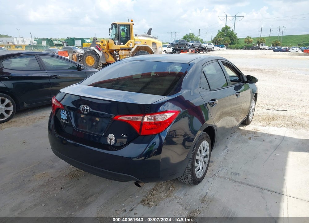 2019 TOYOTA COROLLA LE VIN: 5YFBURHE4KP929411